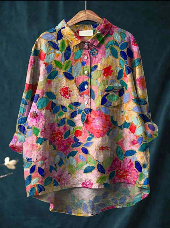 IRZA | Blouse Classique à Fleurs