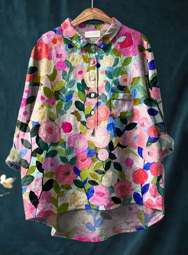 IRZA | Blouse Classique à Fleurs