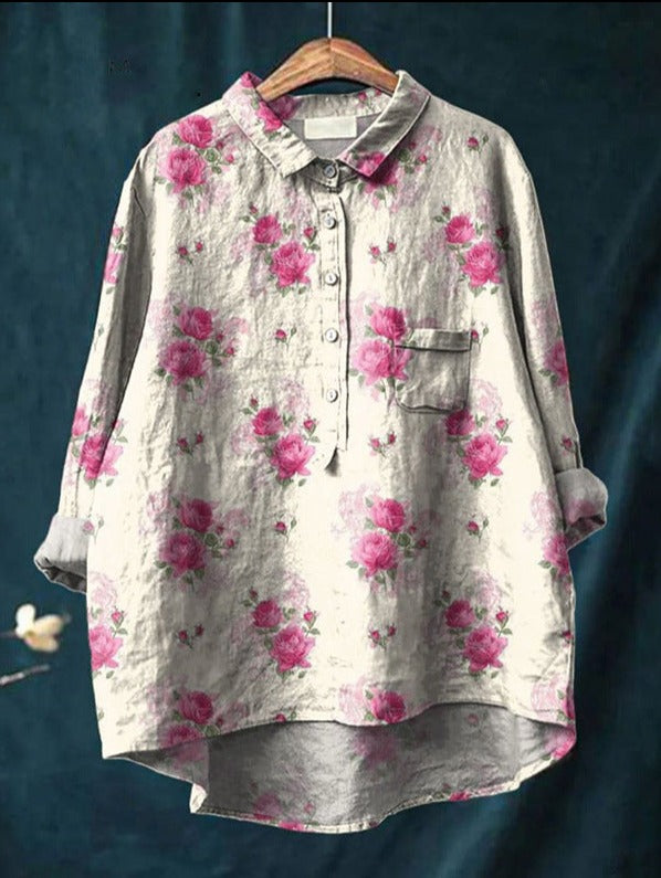 IRZA | Blouse Classique à Fleurs