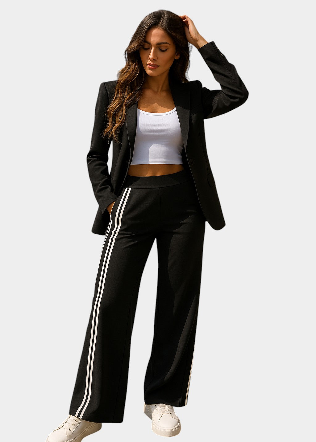 Élise – Ensemble blazer chic & pantalon