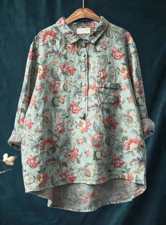 IRZA | Blouse Classique à Fleurs